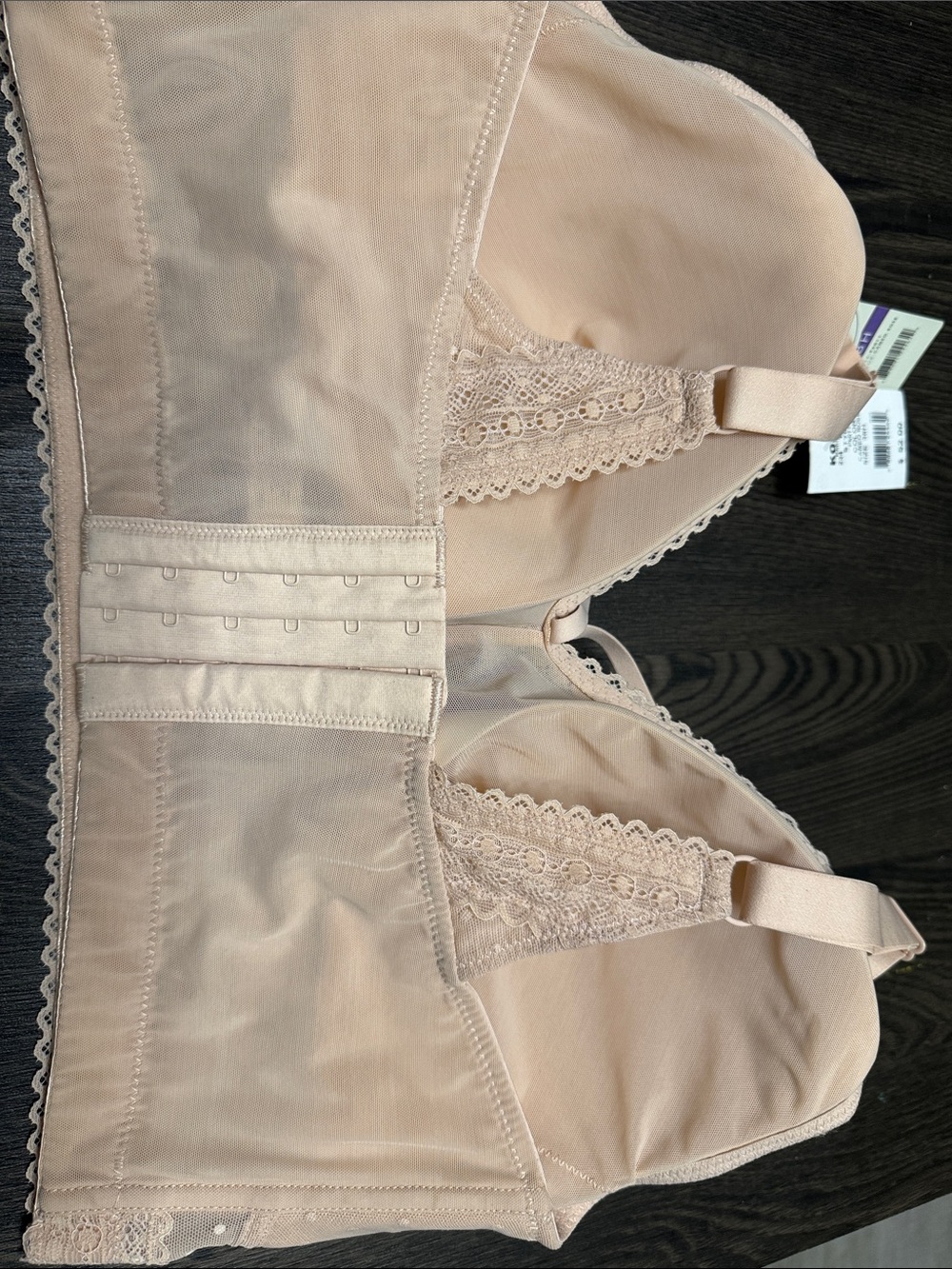 Soft Dot Lace Bralette in Blush - Picture 3 of 10